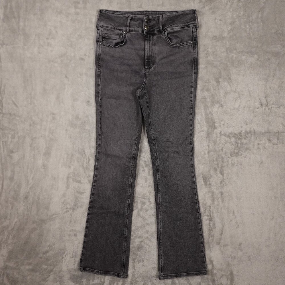 We The Free by Free People Gray Bootcut Jeans Size 30 – Stretch High Rise Denim